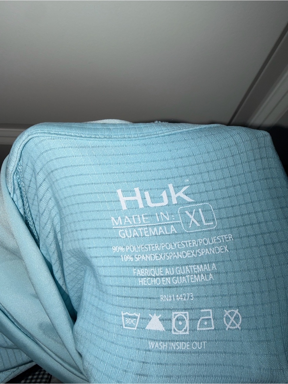 Huk Light Blue Performance Shirt